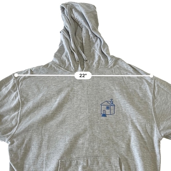 Harry Styles NWOT  Harrys House Grey Love On Tour Sweatshirt Hoodie Size L - Picture 3 of 5